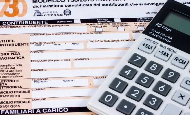 Modello 730 calcolatrice